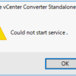 【VMware vCenter Converter Standaloneがインストールできない場合】