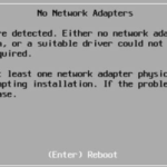 Esxi7をインストール中にNo Network Adaptersが出た時の対処方法